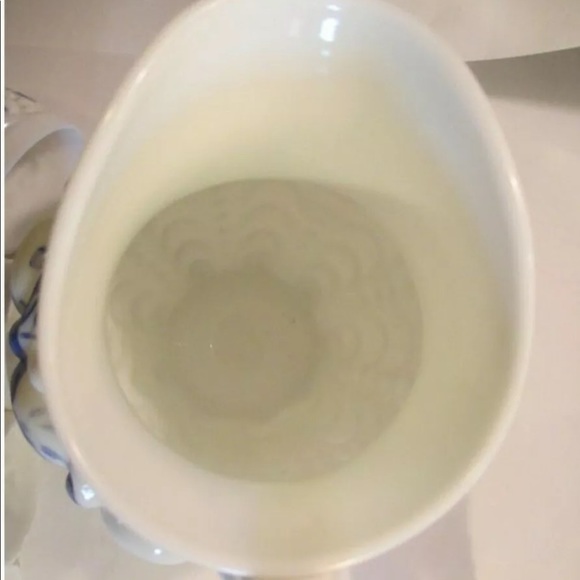 SOLD EAPG Milk Glass Pitcher 5 Tumblers #B45 - Picture 8 of 11